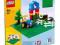LEGO 626 płytka budowlana zielona USZKODZONA