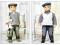 Komplet dla chłopca - Jeansowy -POLSKI produkt r86