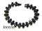 Toowee 3559 BRANSOLETKA Elegancka Cyrkonie Granat