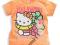 Śliczna koszulka z kotką hello kitty Neonowy kol92