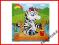 *Puzzle drewniane 16 ele. ZEBRA*