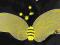 kostium pszczółka skrzydła 78 cm czułki komplet
