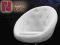 fotel siedzisko meble FABRYKA DESIGN COUTOUR WHITE