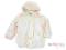 BENETTON BABY JESIENNA KURTKA BEŻOWA - PERŁA 6-9m