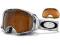 Oakley Airbrake White Text Black Iridium/Persimmon