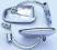 LUSTERKO W KIEROWNICĘ METALOWE PROSTOKĄTNE CHROM