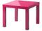 IKEA LACK STOLIK RÓŻOWY POŁYSK LEKKI I PRAKTYCZNY
