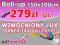ROLL-UP 150x200cm LUX WZMOCNIONY baner 1440dpi HIT