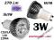 ŻARÓWKA POWER LED 3x1W E27 BIAŁA E-27 40W 230V