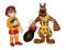 Scooby Doo Jaskiniowiec i Velma - Dwie figurki