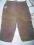 Spodnie Cherokee r. 80 brązowy sztruks