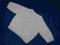 sweterek rozpinany biały chrzest 0-2 mies.R.50-56