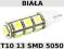 Żarówka LED W5W T10  - 13 SMD 5050 - BIAŁA -