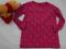 LINDEX - różowa bluzeczka w groszki r. 3 latka