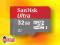 SanDisk Ultra microSDHC 32GB UHS-I Class10 -30MB/s