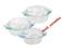 PYREX ZESTAW PÓŁMISKÓW 3 SZTUKI ŻAROODPORNYCH