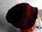 czerwono czarna czapka obw. 64-70 cm NOWA