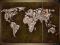 ArtGaleria Obrazy 70x50cm Polityczna Mapa świata