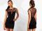 DS-3398m Nowa KORONKOWA Sukienka BODYCON Mini M 38