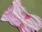 Aardvark 6-9miesięcy różowy rampers dziewczęcy
