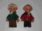 2 szt Stara lalka Piaskowy Dziadek Dobranocka PRL