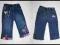 spodnie jeansowe adaks roz. 80 cm