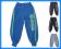 OCIEPLANE Spodnie Dresowe 110/116 NIEBIESKIE