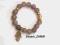 BRANSOLETA SZKLANE SZLIFOWANE KULKI BEADS