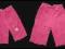 różowe spodnie sztruksowe Bout'chou roz. 68-74 cm