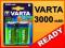 2x AKUMULATOR R20/D VARTA 3000 mAh GLIWICE NEW