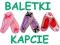 Wyprzedaż !!! BALETKI KAPCIE r.32-33/22-23cm