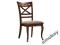 KRZESŁO DREWNIANE LN-SC Ciemny Orzech Tkanina