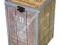 Shabby chic PUDEŁKO na herbatę drewno retro 74664