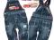 NEXT CARS AUTA AUTKA Spodnie ogrodniczki jeansy 86