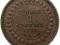 TUNEZJA 1 CENTIME 1891 ROK st.1-/2+