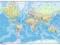 World Map - Mapa Świata - plakat 91,5x61 cm