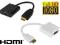 AKTYWNY ADAPTER KONWERTER KABEL HDMI/VGA D-SUB