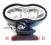 LAMPA PODWOJNA H3 160mm CZARNA STREET NAKED DRAG