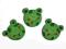 Żabki drewniane samoprzylepne 3 szt