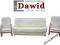 komplet wypoczynkowy z eco skóry SOFA KANAPA ,