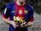 Lionel Messi FC Barcelona reprint autograf + ramka