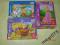 PUZZLE MINI UKŁADANKA 13 X 20 CM.3 SZT. DISNEY  5+