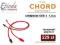 CHORD CRIMSON VEE 3 INTERKONEKT AUDIO 1,0m +GRATIS
