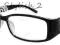 OKULARY MINUSY OD -1 DO -4 CZARNE ETUI GRATIS!