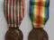 2 medale Wloskie I wojny swiatowej 1915-18 Orygin.