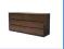 KOMODA WENGE 6 SZUFLAD