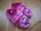 Różowe kapciuszki__rozm.21__ wkł.13,5cm