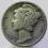 1942 S Mercury - one dime - 10 centów