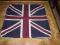 POSZEWKA TKANA GRUBA FLAGA ANGLII NOWA