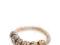 Mango Piękna Bransoletka Charms Cyrkonie Gold new